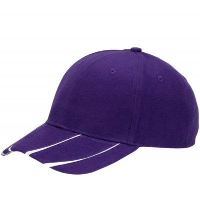 Baseball Caps Legend Cap (LG102) - Purple/ White - C411CCX8GZ1 $10.24