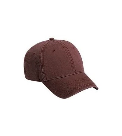 Sun Hats 6 Panel Low Profile Garment Washed Superior Cotton Twill - Brown - CW12IVB8B25 $11.91