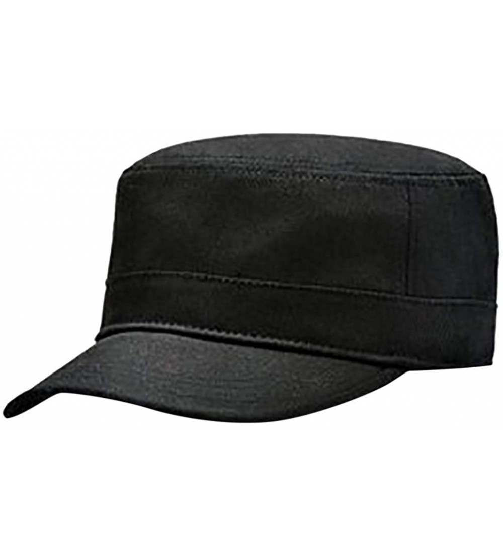 Baseball Caps Vitage Baseball Cap Hats Outdoor Golf Sun Cap for Men Man Dat Hat - Black 1 - C418OQ7GQR3 $12.00