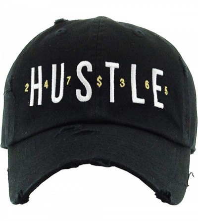 Baseball Caps Dad Hat Trust No One Hustle Savage Vibe Baseball Cap Adjustable Cotton Vintage - (1.9) Black Hustle 247 Vintage...