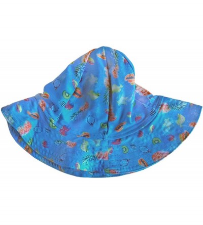 Sun Hats Baby Girls UV Sun Cap UPF 50+ Sun Protection Bucket Hat 3-6Y - Fruits11 - CQ18A87WOAZ $11.40