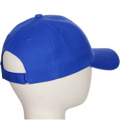 Baseball Caps Classic Baseball Hat Custom A to Z Initial Team Letter- Blue Cap White Black - Letter R - CG18IDW56CS $10.26