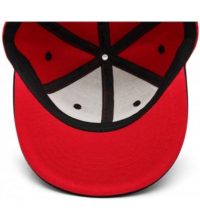 Baseball Caps Men Baseball Cap Fashion Adjustable Mesh Archery Red Dad Trucker Golf Hat - Black-10 - CO18A2WOHGU $16.98