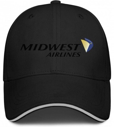 Baseball Caps Unisex Mens Midwest-Airlines-Logo- Cool Nice Caps Hat Fishing - Midwest Airlines Logo-3 - CU18S80MDXR $17.27