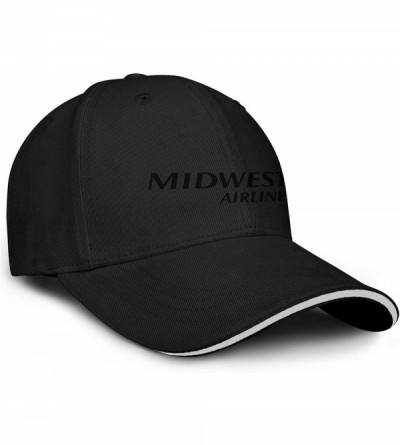 Baseball Caps Unisex Mens Midwest-Airlines-Logo- Cool Nice Caps Hat Fishing - Midwest Airlines Logo-3 - CU18S80MDXR $17.27