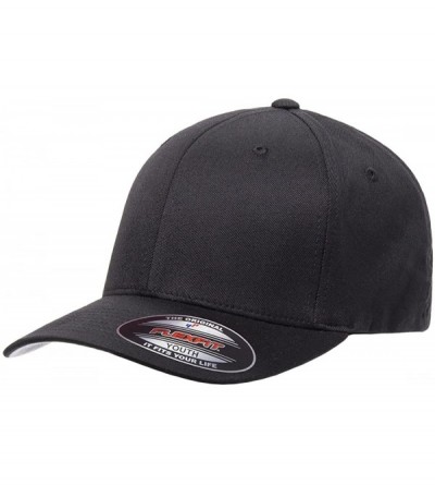 Baseball Caps Premium Original Blank Cotton Twill Fitted Hat - CA185H4U2NW $22.12