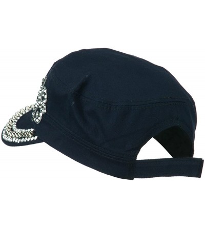 Baseball Caps Jewel Military Cap with Medieval Design - Blue - C011P5HKGP9 $20.53