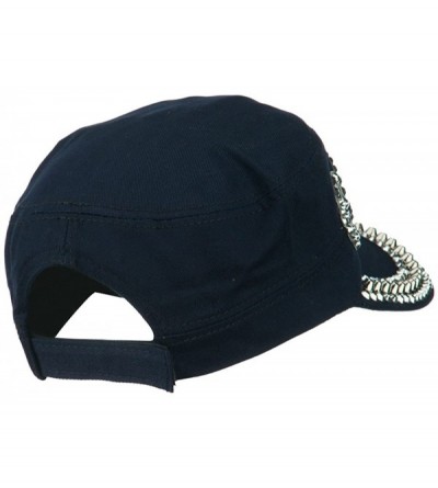 Baseball Caps Jewel Military Cap with Medieval Design - Blue - C011P5HKGP9 $20.53