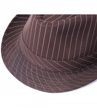Fedoras 1920s Panama Fedora Hat Cap for Men Gatsby Hat for Men 1920s Mens Gatsby Costume Accessories - CG18NW70QOG $10.86