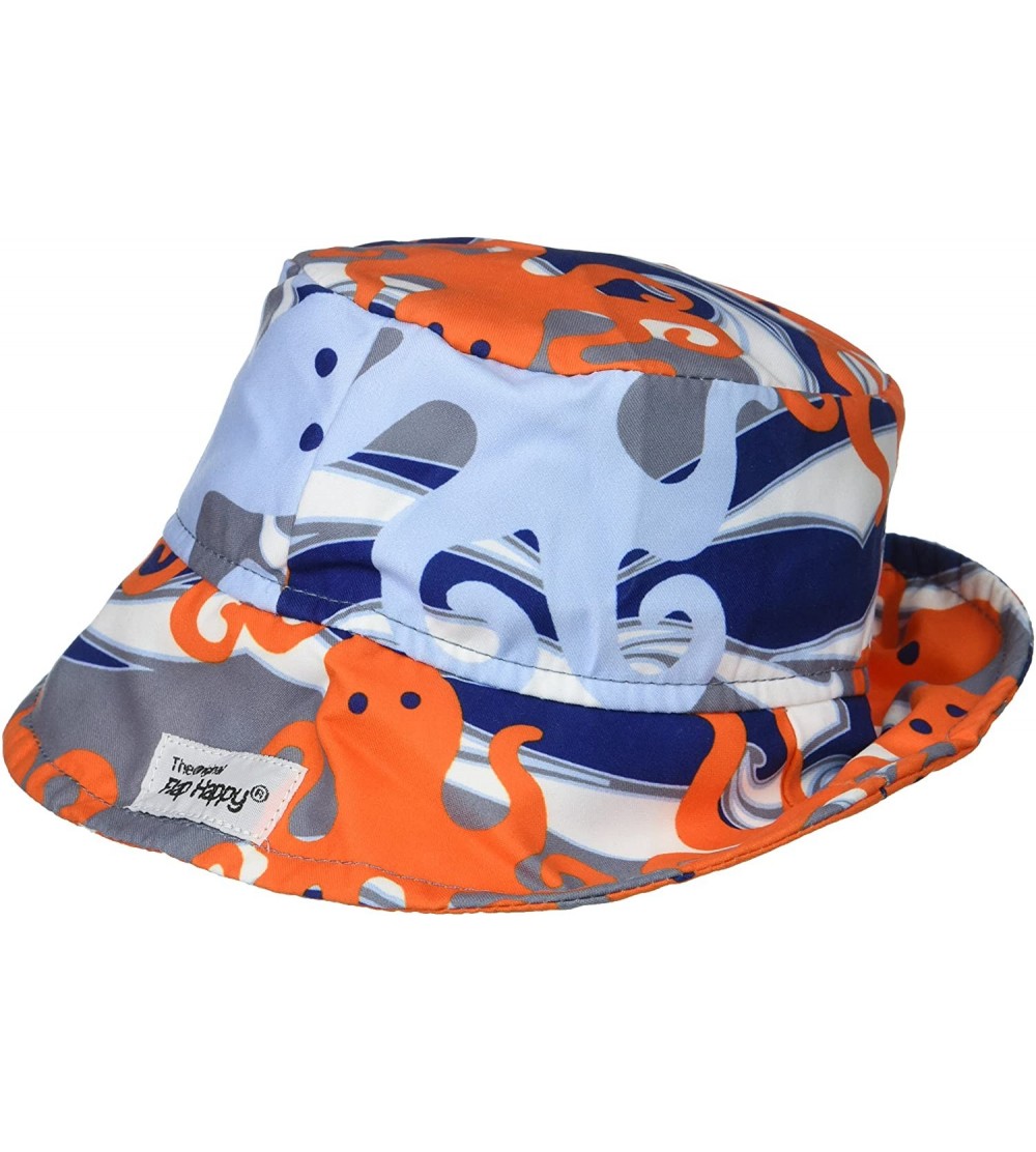Sun Hats Children Unisex Bucket Hat UPF 50+- Highest Certified UV Sun Protection- Azo-free dye - Otto Octopus - CI186S8UKE2 $...