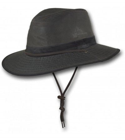 Sun Hats Wide Brim Weathered Cotton Foldable Traveler Hat - Item 3520 - Brown - CT180SNZWTC $21.14