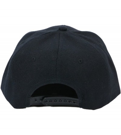 Baseball Caps Damian Marley Jr. Gong Logo Snapback Hat Black - CE18DOZ7IT7 $21.46
