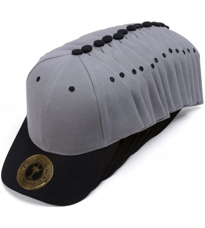 Baseball Caps 12-Pack Adjustable Baseball Hat - CJ127DPV159 $33.55