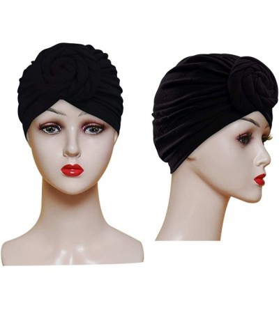 Skullies & Beanies Women Pre-Tied Bonnet Turban for Women Printed Turban African Pattern Knot Headwrap Beanie - C0192T2Y0W9 $...