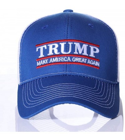 Baseball Caps Men Women Make America Great Again Hat Adjustable USA MAGA Cap-Keep America Great 2020 - Maga-mesh-blue - CR18S...
