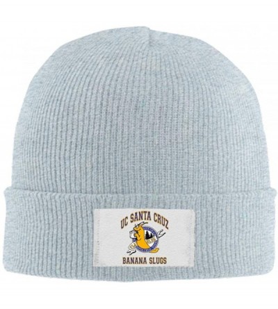 Skullies & Beanies Beanie Hat UC Santa Cruz Banana Slugs Winter Warm Slouchy Skull Cap Knit Hat for Womens Mens - Gray - CY18...