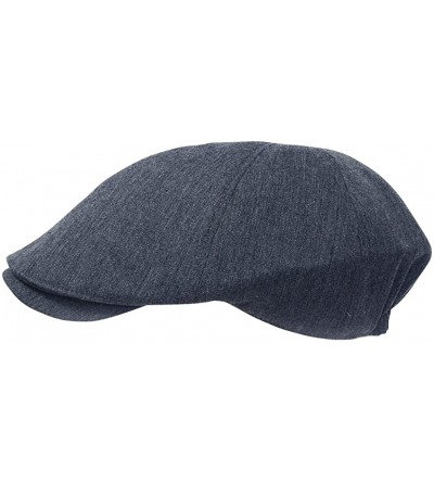 Newsboy Caps Cotton Flat Cap Cabbie Hat Gatsby Ivy Cap Irish Hunting Hat Newsboy - Blue Grey - CN17YEN7ANO $17.26