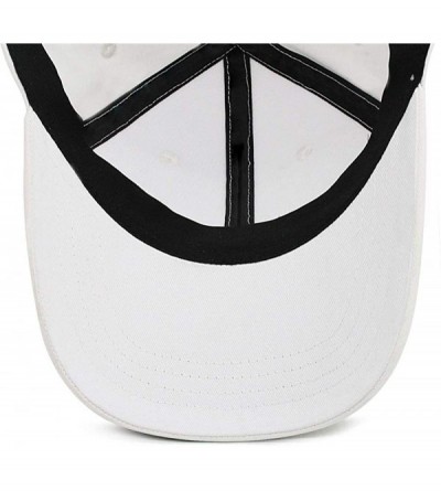 Baseball Caps Unisex Mens Baseball Hat Casual Adjustable Mesh Visor Freightliner-Trucks-Flat Cap - White-18 - CB18UU550AQ $14.06