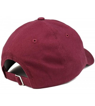 Baseball Caps Unisex Cup of Noodles Low Profile Embroidered Baseball Dad Hat - Vc300_maroon - CZ18R36KQOE $14.98