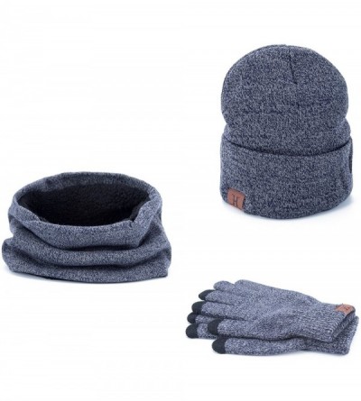 Skullies & Beanies Unisex Winter Warm Beanie Hat - Navy Blue - C2188QI8OCH $15.25