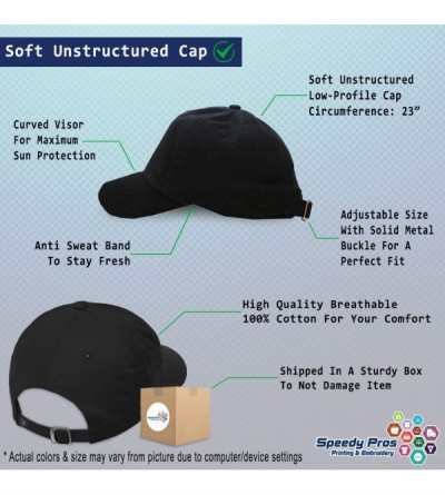 Baseball Caps Soft Baseball Cap Dog Dachshund Lifeline B Embroidery Dad Hats for Men & Women - Black - CW18TI0ALI2 $18.25