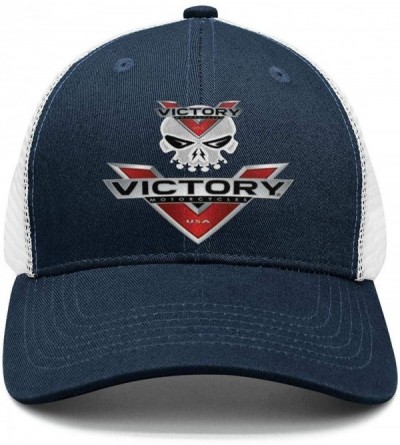 Baseball Caps Victory Motorcycle Logo Classic Baseball Adjustable Snapback - Navy-blue-129 - C518RL790T4 $30.54