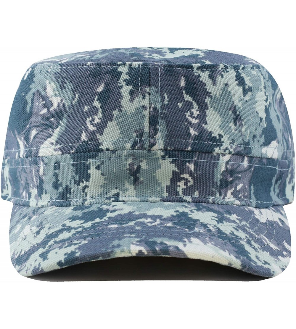 Baseball Caps Made in USA Cotton Twill Military Caps Cadet Army Caps - Camo4 - C218OTQKXG3 $13.89