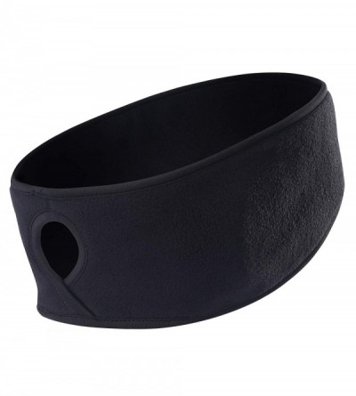 Cold Weather Headbands Headband Double Layer Thicker Ponytail - Black - CU18WM3U8H7 $10.70