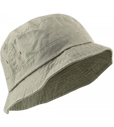 Sun Hats Big Size Washed Hat - Beige - CZ112KULMMZ $23.63