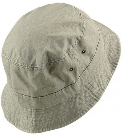 Sun Hats Big Size Washed Hat - Beige - CZ112KULMMZ $23.63