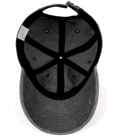 Baseball Caps Unisex Man Denim Baseball Hats Hipster Adjustable Mesh Dad-Freightliner-Trucks-Flat Cap - Black-11 - CP18T96942...