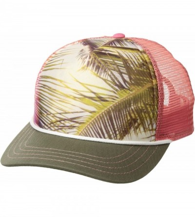 Baseball Caps Women's Matty Trucker Hat - Olive - CW185RUS5A3 $19.19