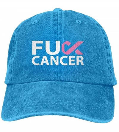 Baseball Caps Fuck Breast Cancer Pink Ribbon Dad Hat Adjustable Baseball Cap Mesh Hat Trucker Caps - Royalblue - CG18KMUW8U8 ...