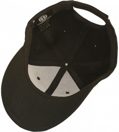 Baseball Caps ( Pack of 12 ) Classic Premium Baseball Cap Adjustable Size Plain Hat Unisex - Black - CH1865OGIGG $28.48