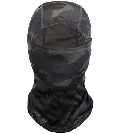 Balaclavas Summer Men Women Balaclavas Face Ski Mask Windproof Sports Outdoor - Dark Camouflage - C618XWQNEUH $18.32