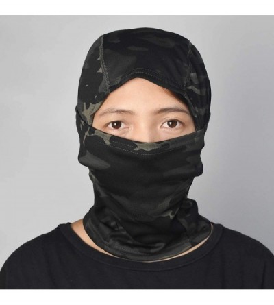 Balaclavas Summer Men Women Balaclavas Face Ski Mask Windproof Sports Outdoor - Dark Camouflage - C618XWQNEUH $12.05
