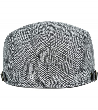 Newsboy Caps Men's Classic Newsboy Beret Gatsby Hat Winter Thick Blend Wool Vintage Flat Ivy Cabbie Cap Boyfriend Gift - CE19...
