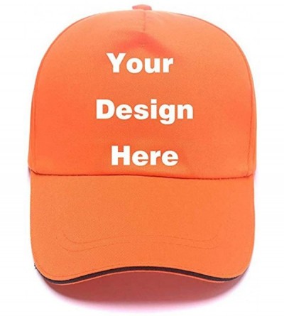 Baseball Caps Custom 100% Cotton Ball Hat Vintage Baseball Cap Classic Unisex Cowboy Hat Adjustable - C-orange - CM18UYCNUKG ...