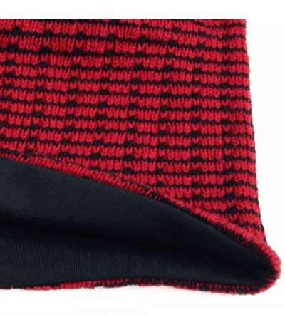 Skullies & Beanies Unisex Adult Winter Warm Slouch Beanie Long Baggy Skull Cap Stretchy Knit Hat Oversized - Red - CM12910TAG...