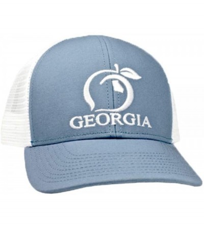 Baseball Caps Original Georgia Trucker Hat - Lake Blue - CE18LKNQ037 $57.08