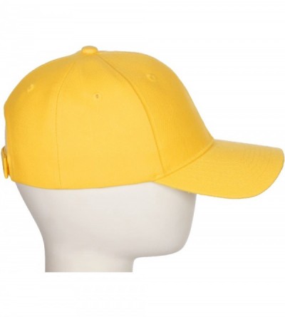 Baseball Caps Classic Baseball Hat Custom A to Z Initial Team Letter- Yellow Cap White Black - Letter M - CE18IDU6AKA $12.51