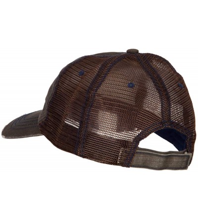 Baseball Caps US Air Force Veteran Military Embroidered Low Cotton Mesh Cap - Brown - C518L8WCHEG $30.15