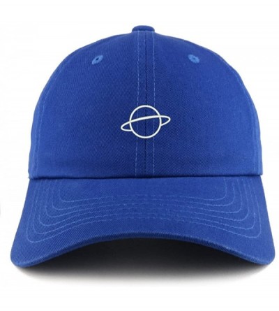 Baseball Caps Planet Embroidered Low Profile Soft Cotton Dad Hat Cap - Royal - CM18D57ZWSI $35.82