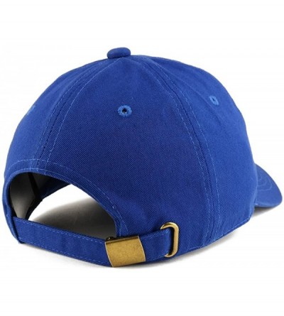 Baseball Caps Planet Embroidered Low Profile Soft Cotton Dad Hat Cap - Royal - CM18D57ZWSI $16.78