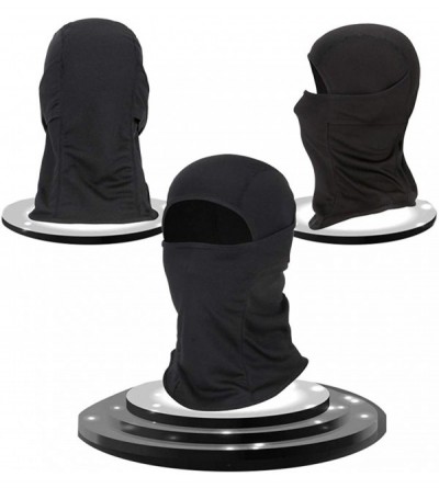Balaclavas Balaclava Face Mask Men Summer Dust Uv Sun Breathable Mask for Hot Weather Women Outdoors Sports Scarf - Black1 - ...