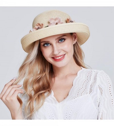 Sun Hats Women Summer Sun hat-Flap Cover Cap UPF 50+ Shade Hat Fishing Hat-8306 - A5-beige-kid - CC18QG85E73 $12.52
