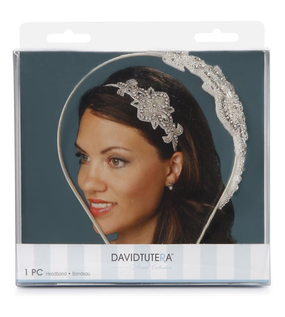 Headbands David Tutera Applique Embellished Headband- Cream - CX11G4HLOUF $17.52