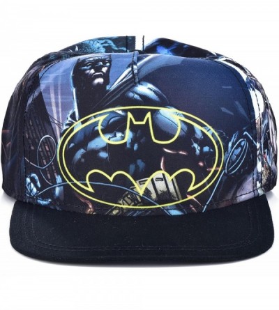 Baseball Caps The Joker Hahaha Batman Logo Sublimated Bill Snapback - Black - CG18ELTYQ65 $20.74