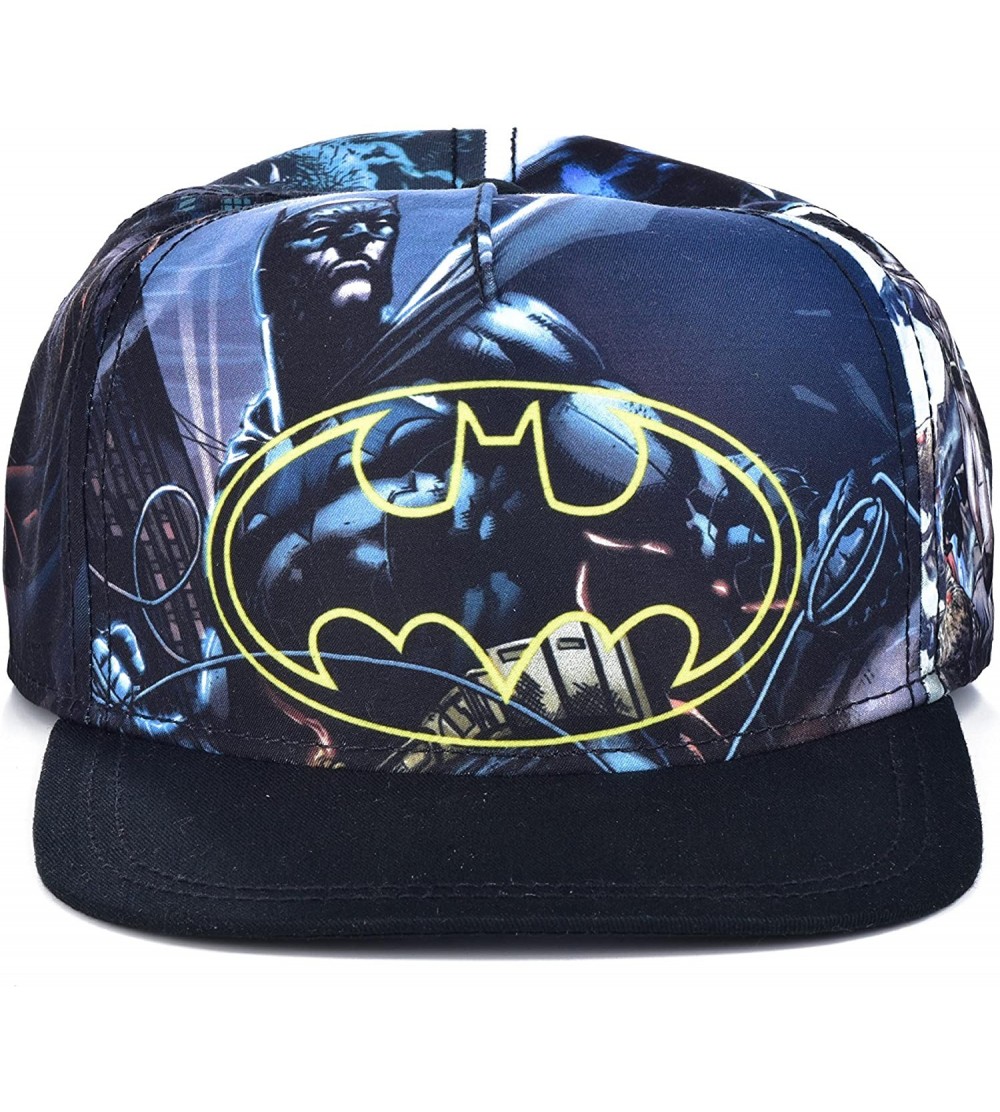 Baseball Caps The Joker Hahaha Batman Logo Sublimated Bill Snapback - Black - CG18ELTYQ65 $7.59