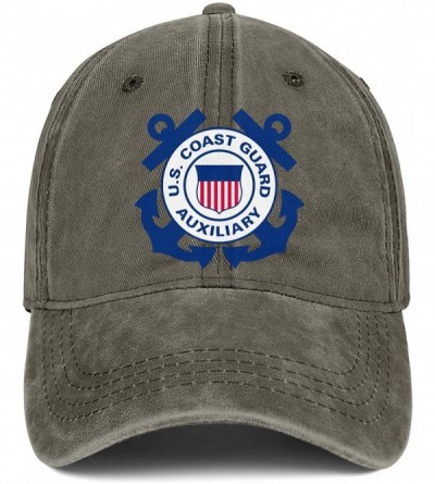 Baseball Caps Unisex Baseball Caps United States Coast Guard Auxiliary Popular Sun Hats - United States Coast-27 - CX18WQQGM4...